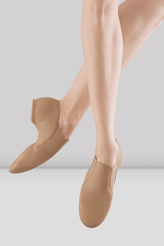 Childrens Leather "Elasta Jazz Booties" - Style S0499G