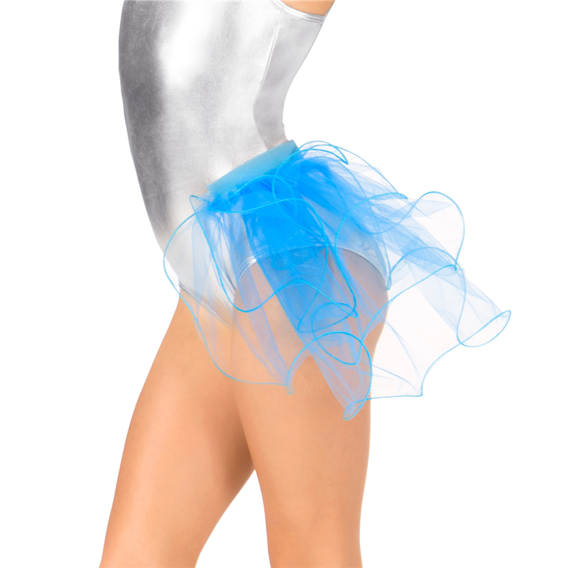 Body Wrappers 4 Tiered Soft Curly Bustle One Size