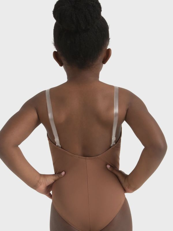 Capezio Girl's Camisole Leotard w/ Clear Transition Straps