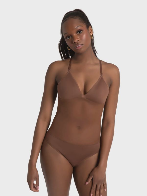 Capezio Plunge Neck Mesh Midriff Leotard