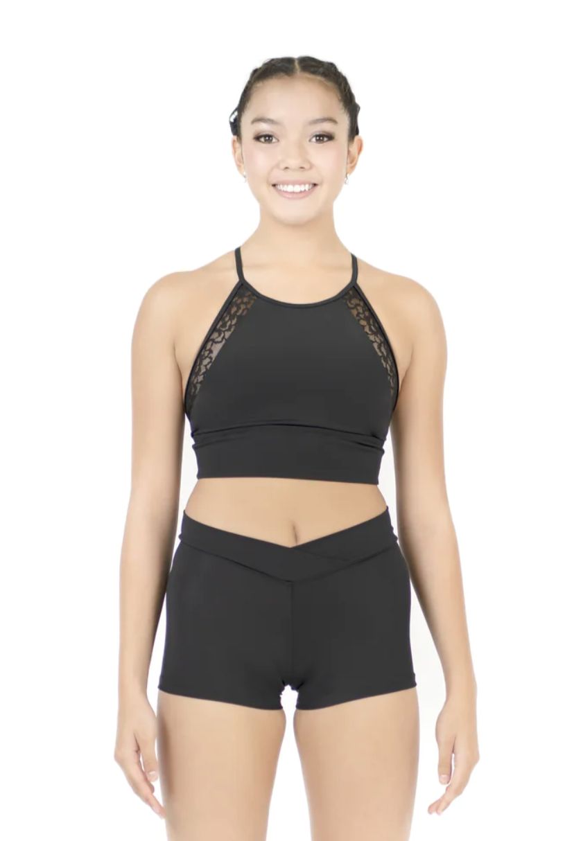 Danse De Paris "Coquette" Short, Colour: Black, Size: Adult Small