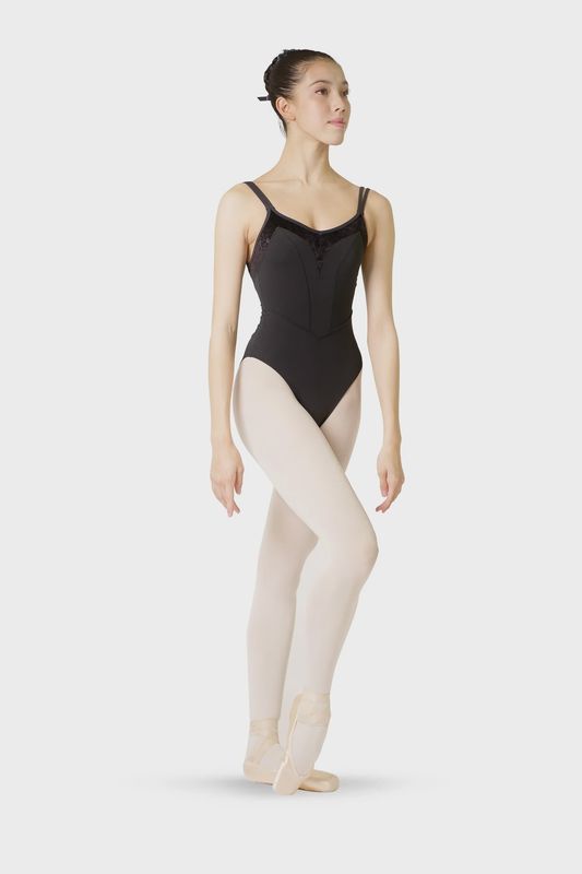 Danse de Paris "Valentina" Camisole Leotard - Jet