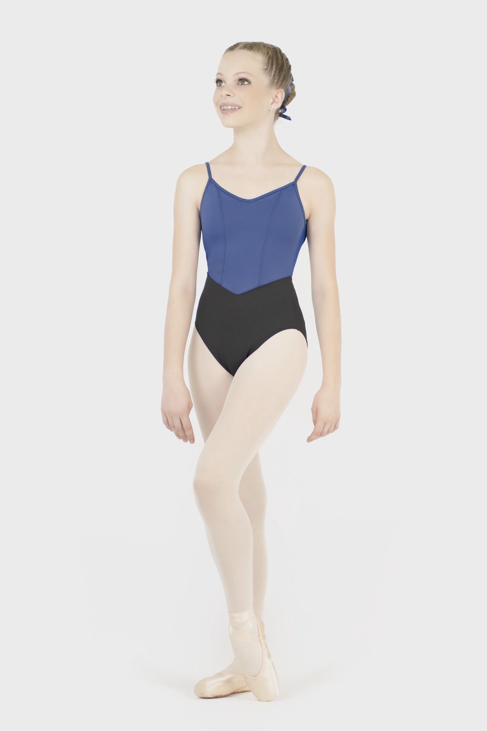 Danse De Paris "Chanelle" Camisole Leotard - Royal