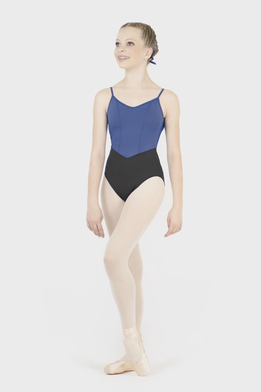 Danse De Paris "Chanelle" Camisole Leotard - Royal