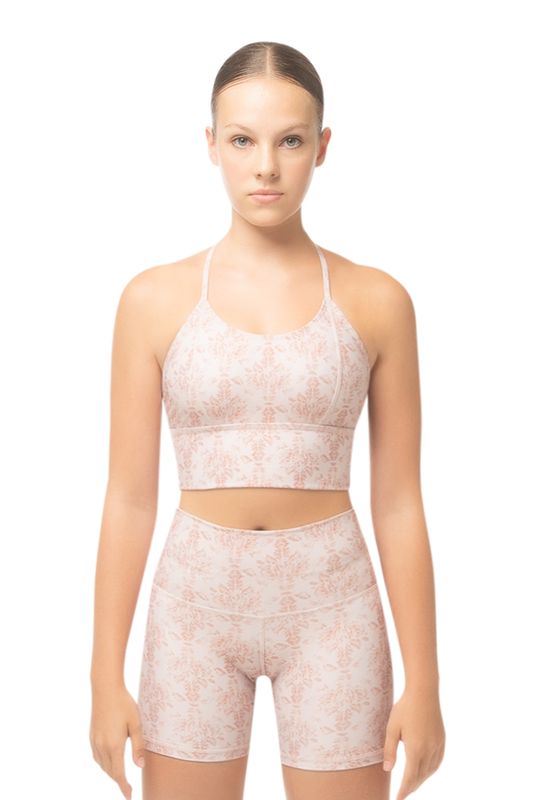 Danse de Paris "Florentine" Crop Top - Chambray