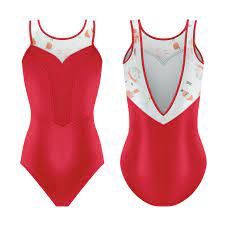 Danse De Paris "Nutcracker Sweet Rouge" Tank Leotard, Colour: Rouge, Size: Adult X-Small