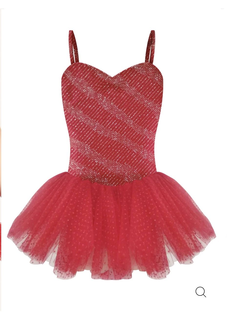Danse de Paris "Totty" Tutu Dress, Colour: Red, Size: Child X-Small