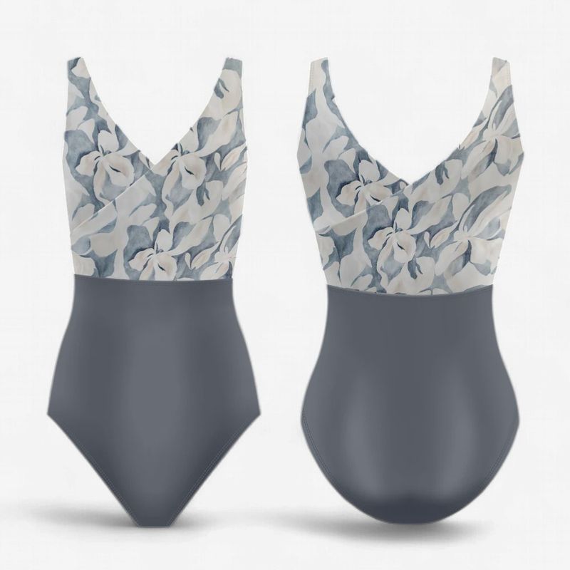 Danse de Paris "Charlene Astra Slate" Tank Leotard  -  Adult