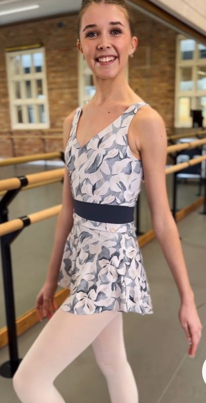 Danse de Paris "Charlene Astra Slate" Tank Leotard  -  Adult