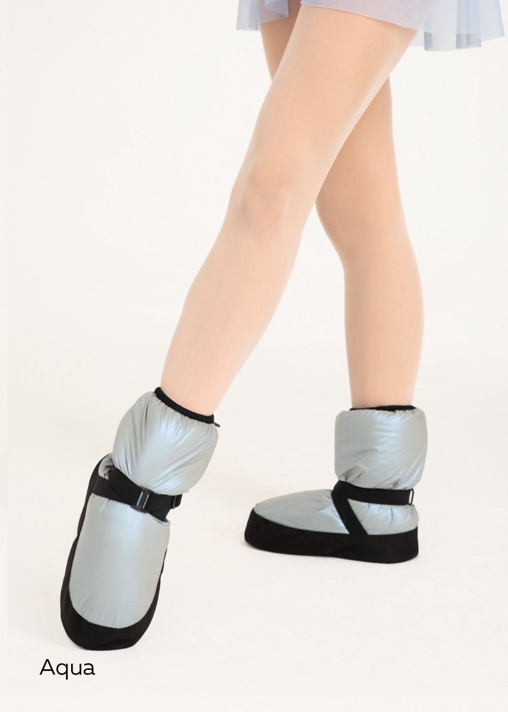 Nikolay Warm Up Tall Bootie M681N Light Blue S (34.5-35.0)