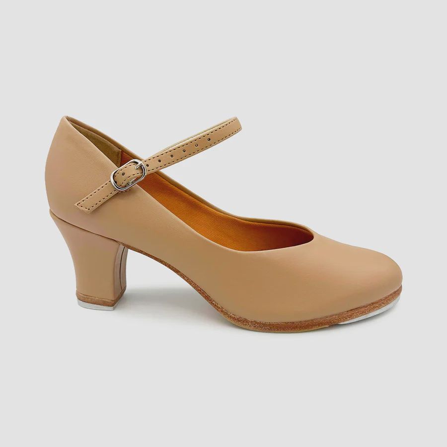 So Danca "Tiffany" Character Tap TA57, Colour: Caramel, Size: Adult 7