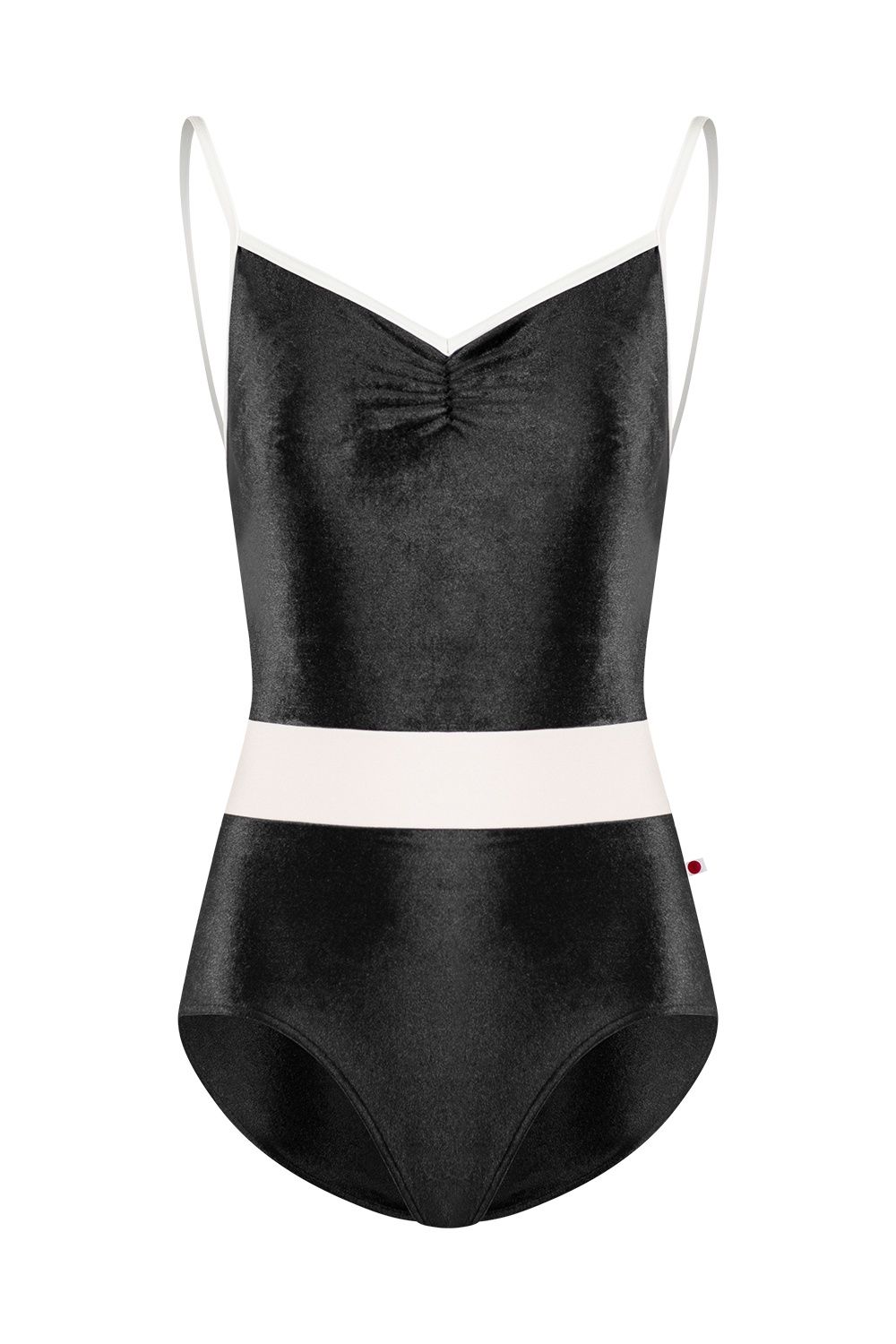 Yumiko "Micah" Camisole Leotard  - Black, Colour: Black / Antique, Size: Small