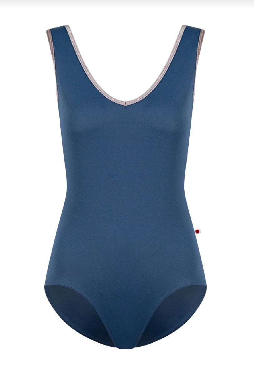 Yumiko "Gina" Tank Leotard  - T Storm, Colour: T Storm /Phantom, Size: Small