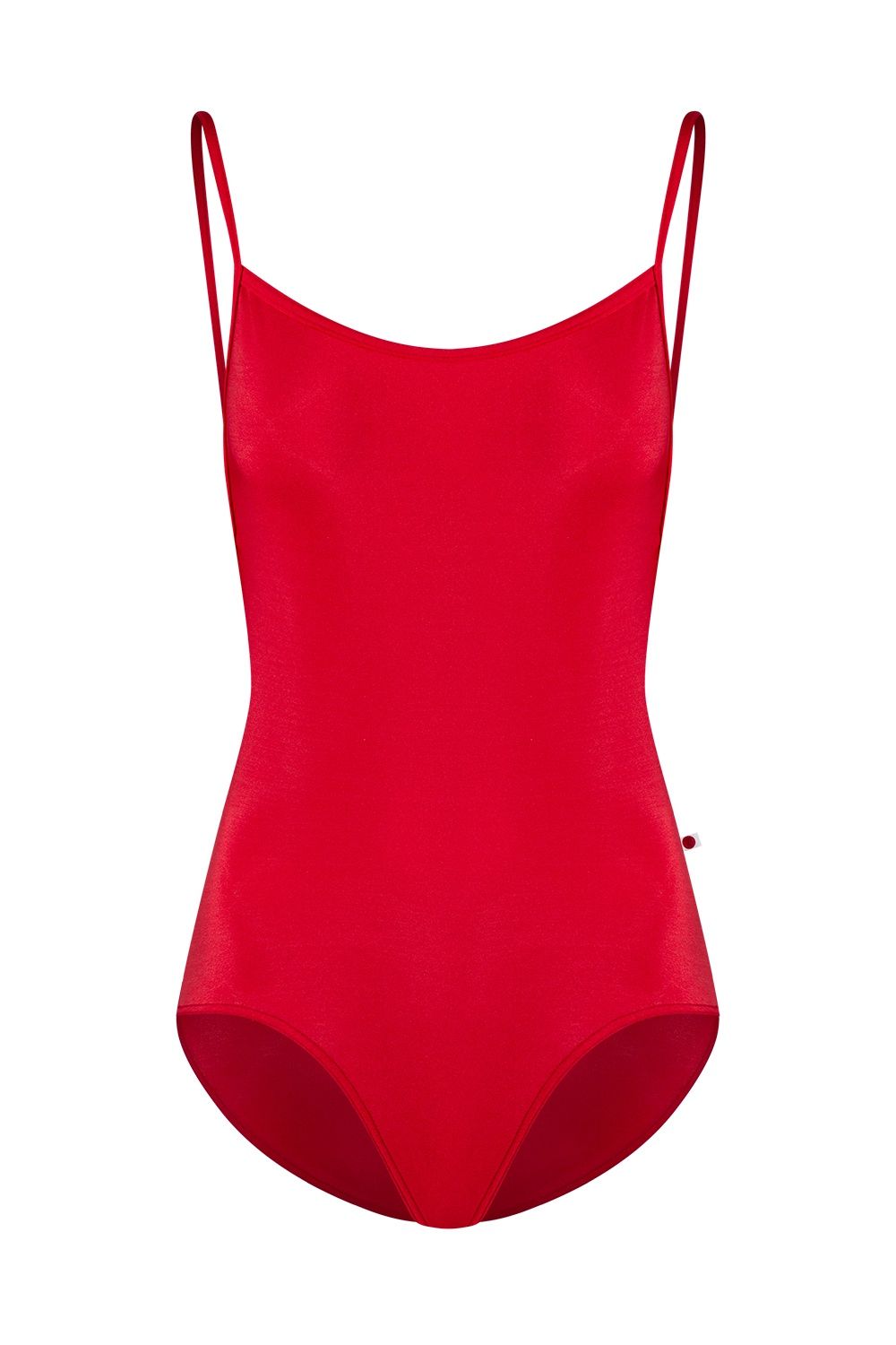Yumiko "Tamara" Camisole Leotard  -  Scarlet, Colour: Scarlet, Size: Small