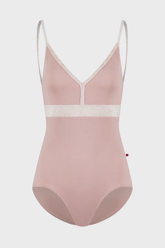 Yumiko Zoe Cami Leotard - Petal/Misty Rose