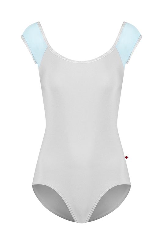 Yumiko Wendy Cap Leotard  - Silver/Mirror