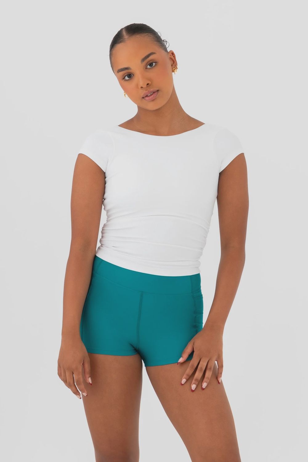 Every Turn "BFF Crop Ribbed" Tee