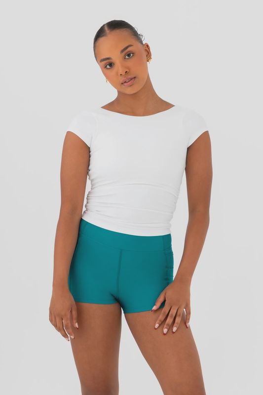 Every Turn "BFF Crop Ribbed" Tee
