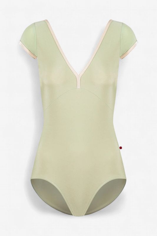 Yumiko "Alicia" Cap Sleeve Leotard - Ginko