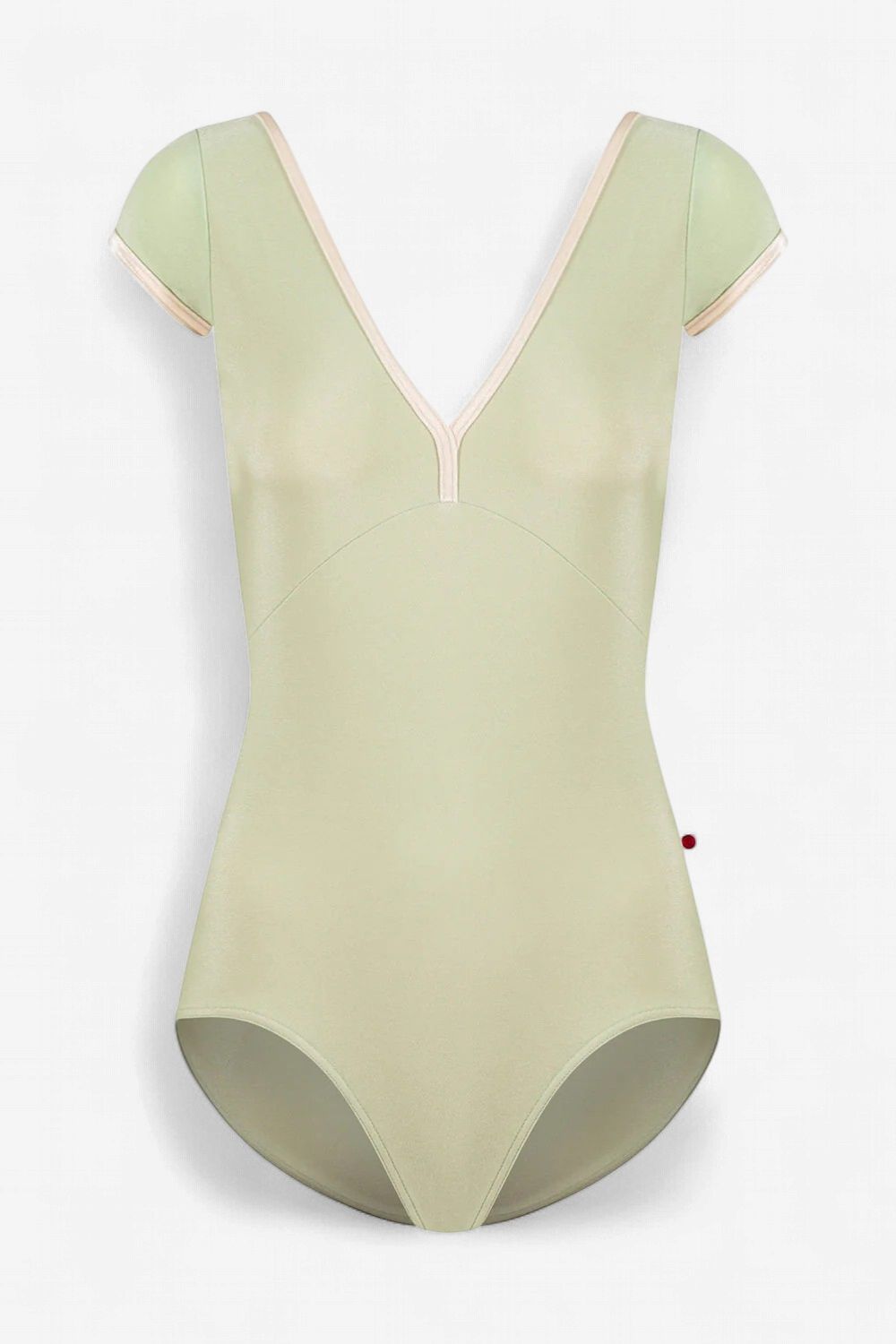 Yumiko "Alicia" Cap Sleeve Leotard - Ginko, Colour: Ginko/Ginko/Buttermilk, Size: Small