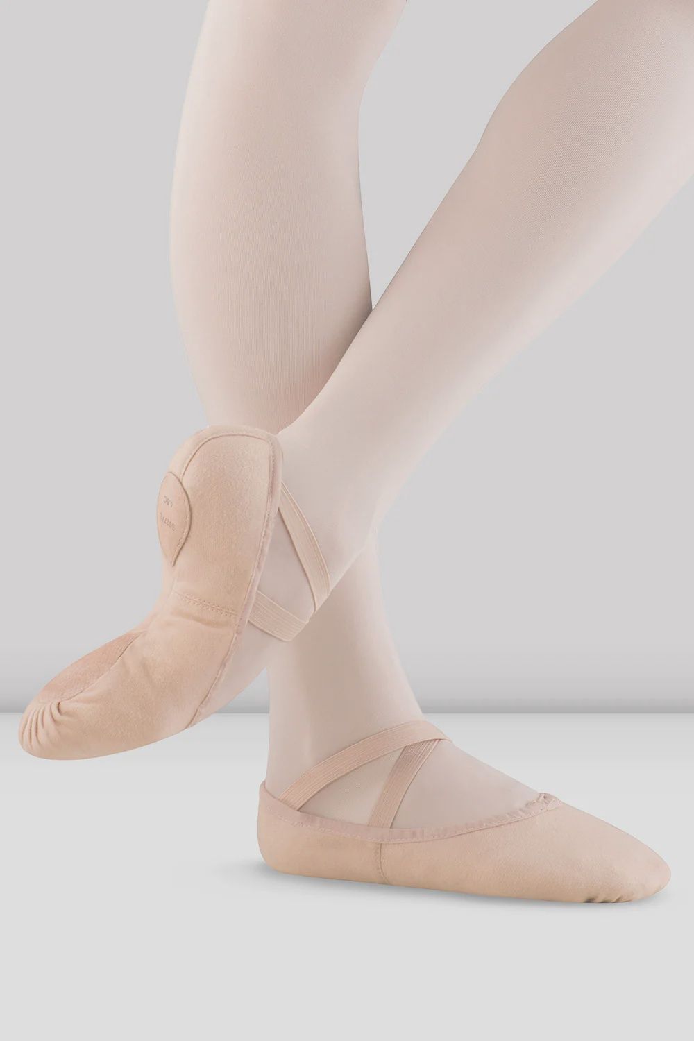 Bloch Children's "Pump" Canvas Ballet Shoe - Style S0277G, Colour: Pink, Size: Child 10, Width: B