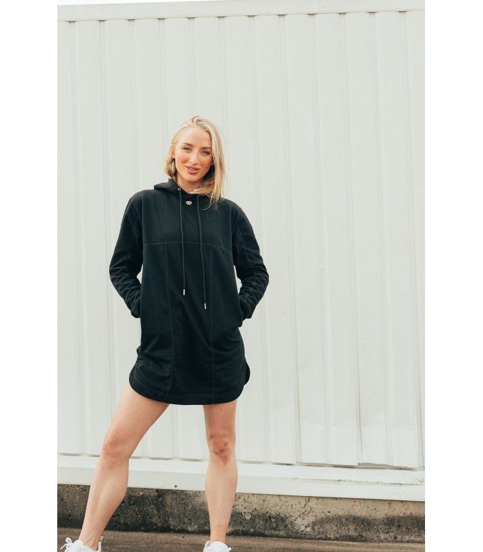 Claudia Dean Dress Hoodie, Colour: Black, Size: Adult X-Small