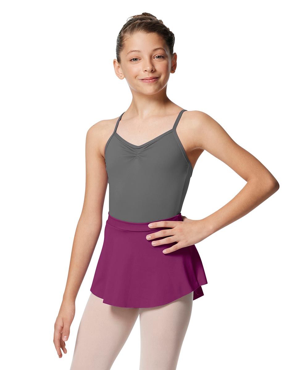 Lulli "Ksenia" Pull on Microfiber Skirt LUB294c, Colour: Grape, Size: Child 10-12