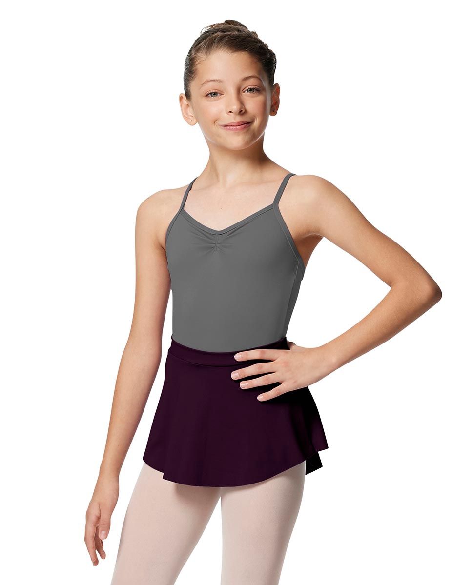 Lulli Adult "Ksenia" Pull on Microfiber Skirt LUB294, Colour: Aubergine, Size: Child 10-12