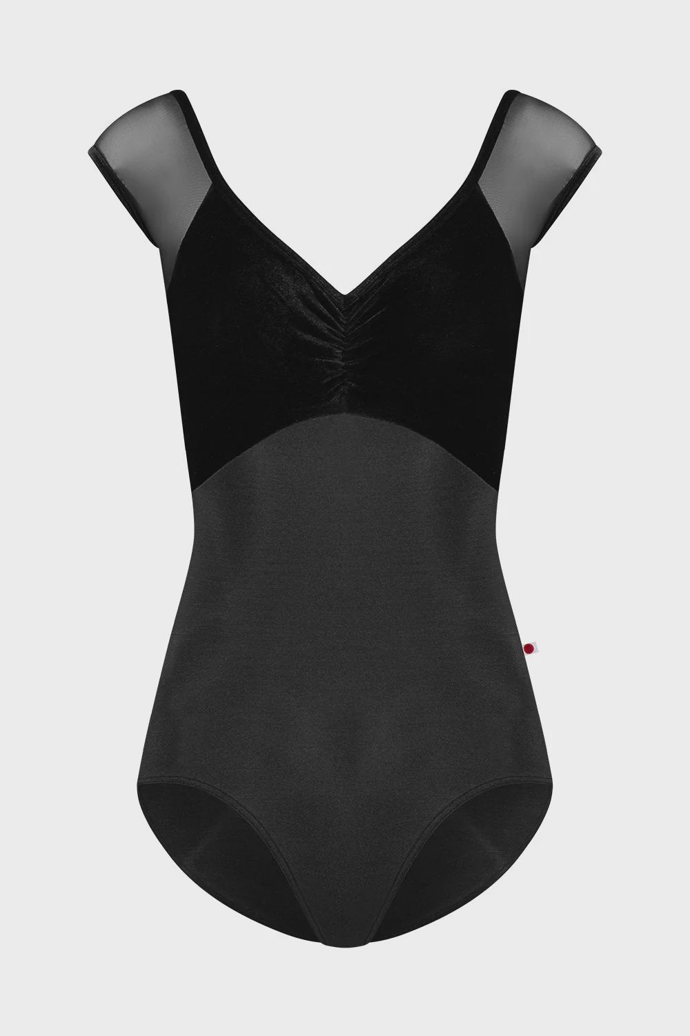 Yumiko "Eli" Cap Sleeve Leotard - Black