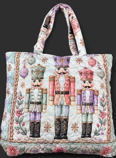 Nutcracker Over the Shoulder Shopping Tote