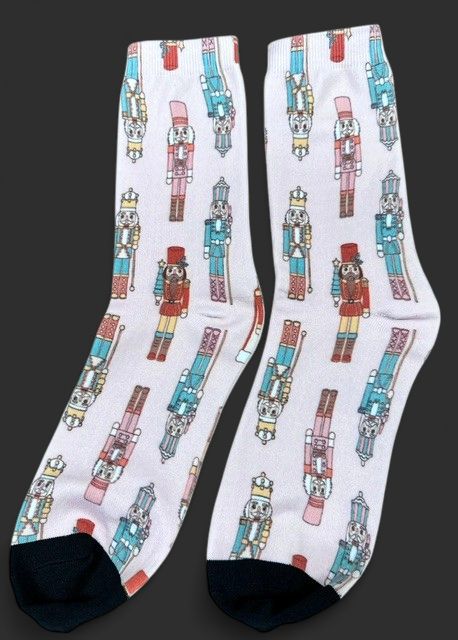 NUtcracker sock Pink