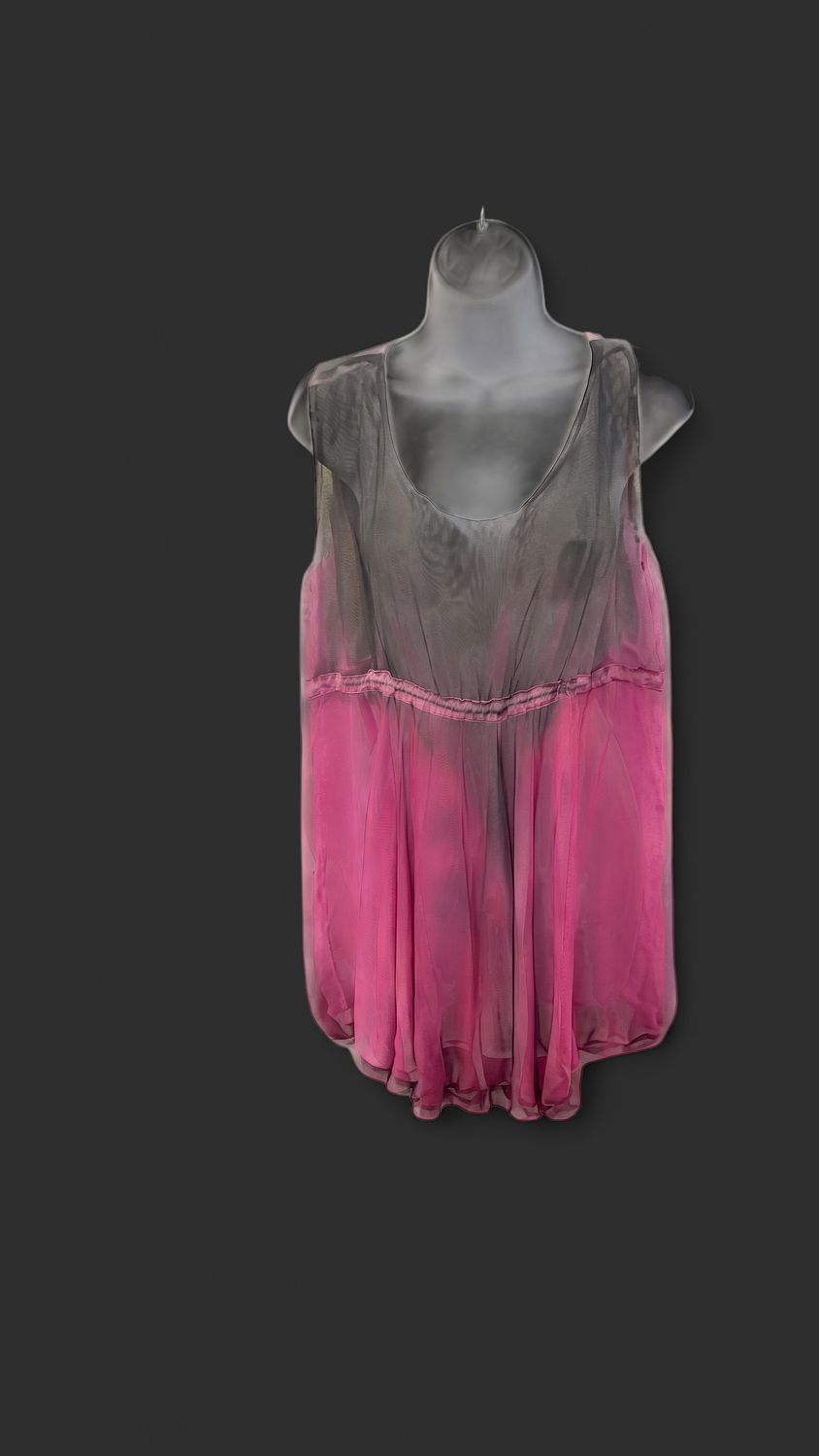 WaterColour Overdress Black/Magenta Ombre One