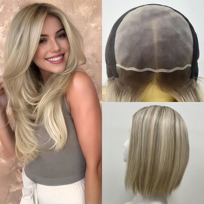Straight Chinese  Remy Hair Full Wig | Full crown coverage