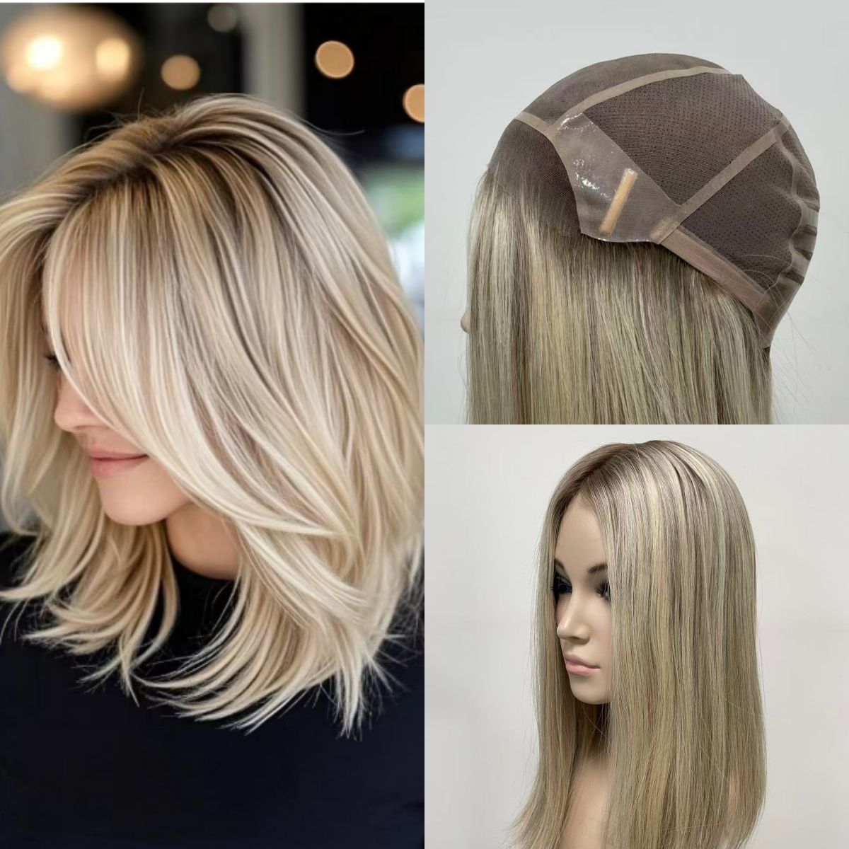 FM06 Straight Chinese  Remy Hair Full Wig | Full crown coverage