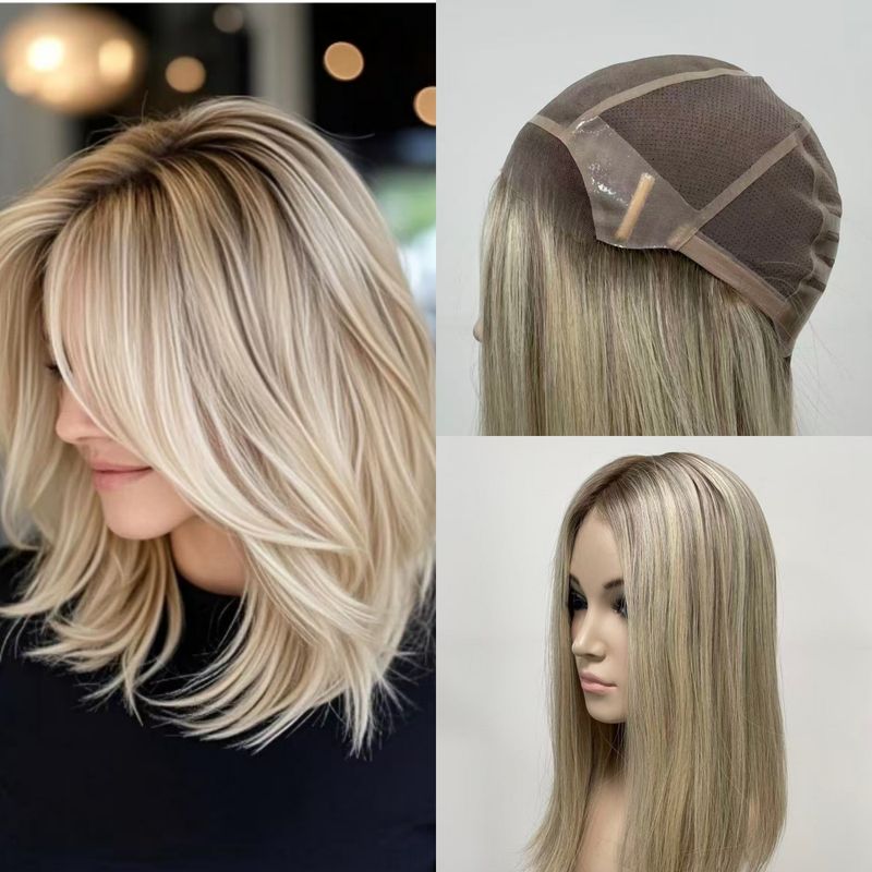 FM06 Straight Chinese  Remy Hair Full Wig | Full crown coverage