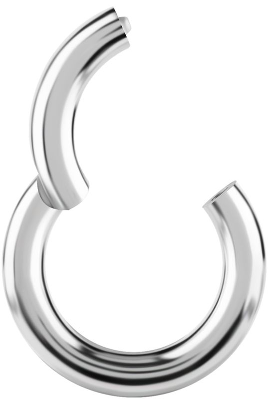 2,4 mm Stainless Steel Clicker Segment Ring