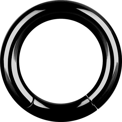 3,2 mm Black PVD Stainless Steel Clicker Segment Ring