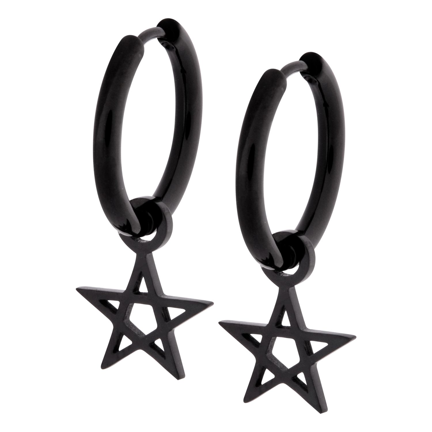 Little Hoops - Pentagram Little Hoops - Pentagram