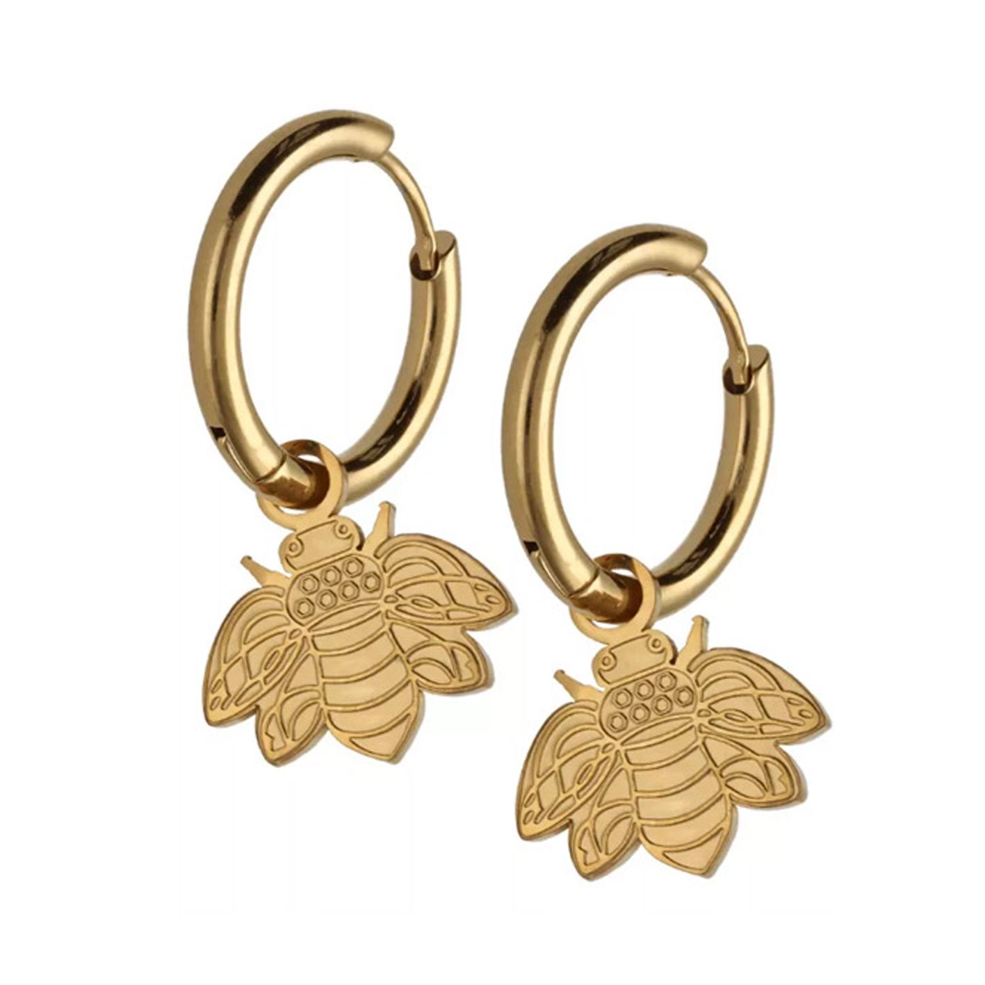 Little Hoops - Gold Bee
