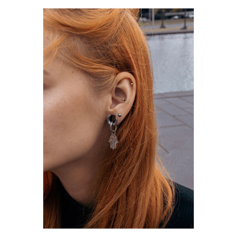 Little Hoops - Hamsa