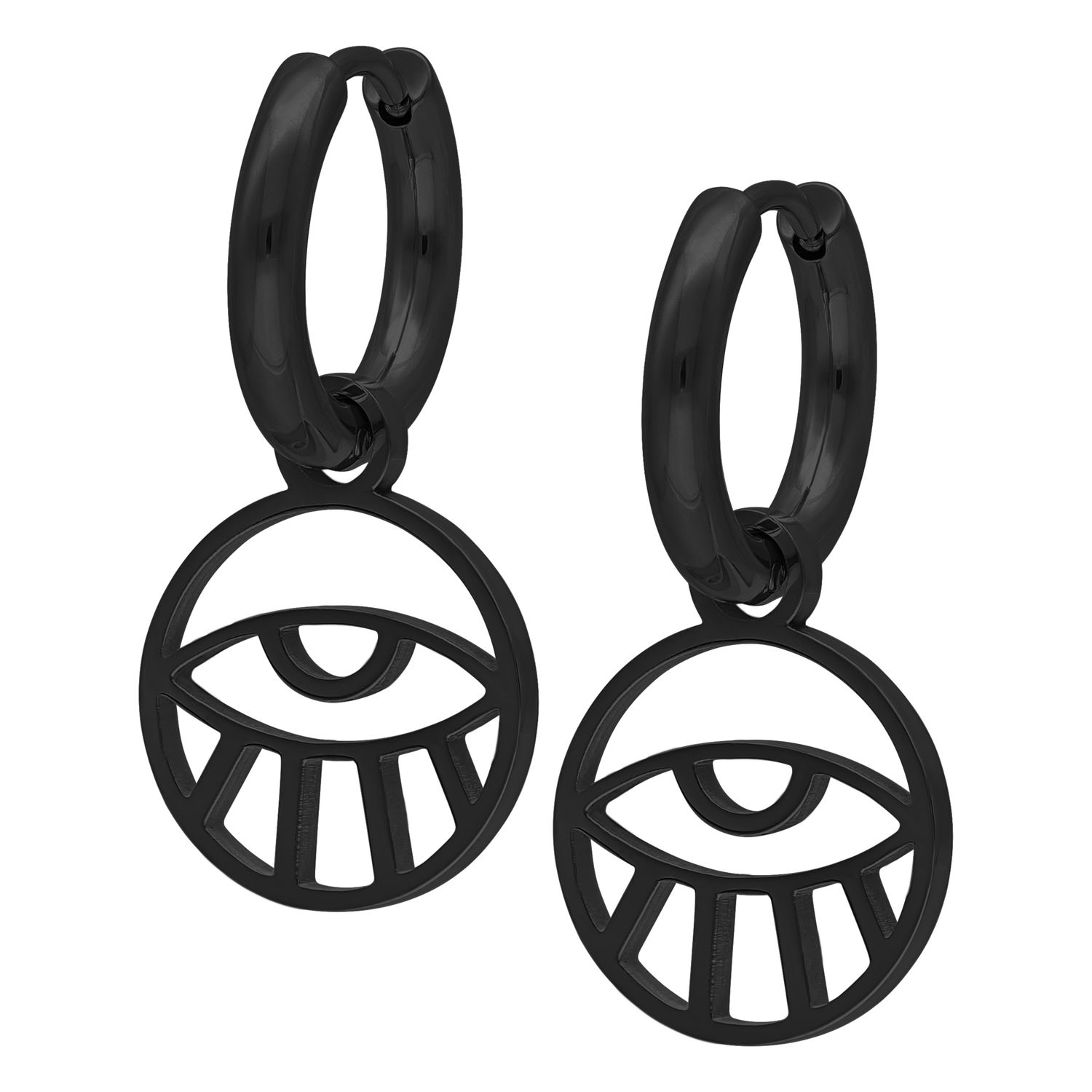 Little Hoops - Black Eye Little Hoops - Black Eye