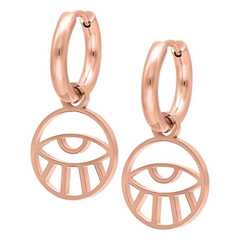 Little Hoops - Rosegold Eye Little Hoops - Rosegold Eye
