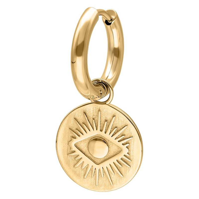 Little Hoops - Gold Luminous Eye