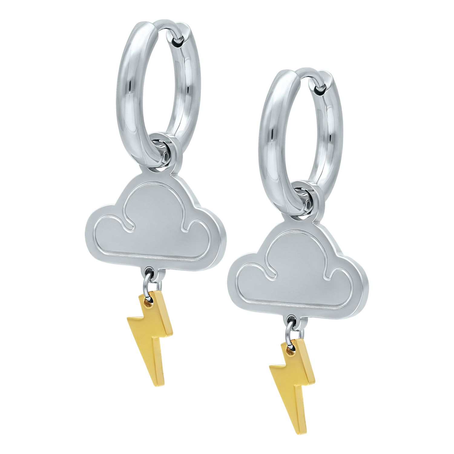 Little Hoops - Thunder Cloud Little Hoops - Thunder Cloud