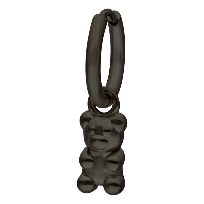 Little Hoops - Black Gummy Bear