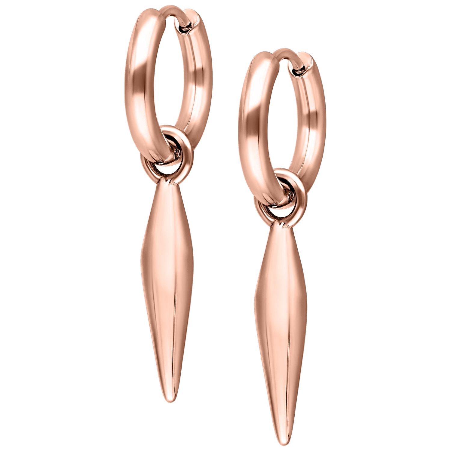Little Hoops - Rosegold Bullet Little Hoops - Rosegold Bullet