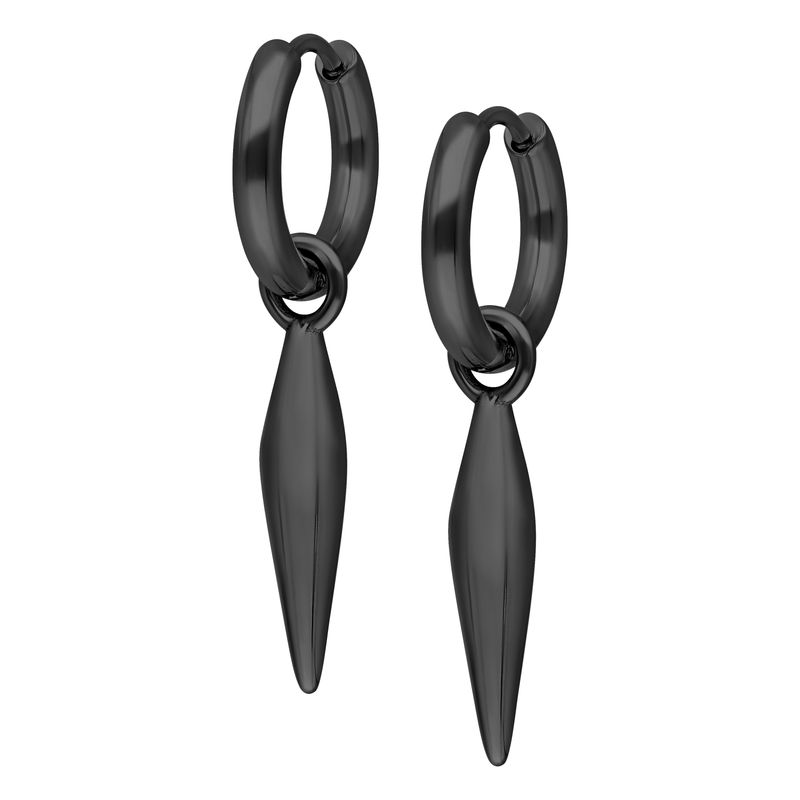 Little Hoops - Black Bullet Little Hoops - Black Bullet