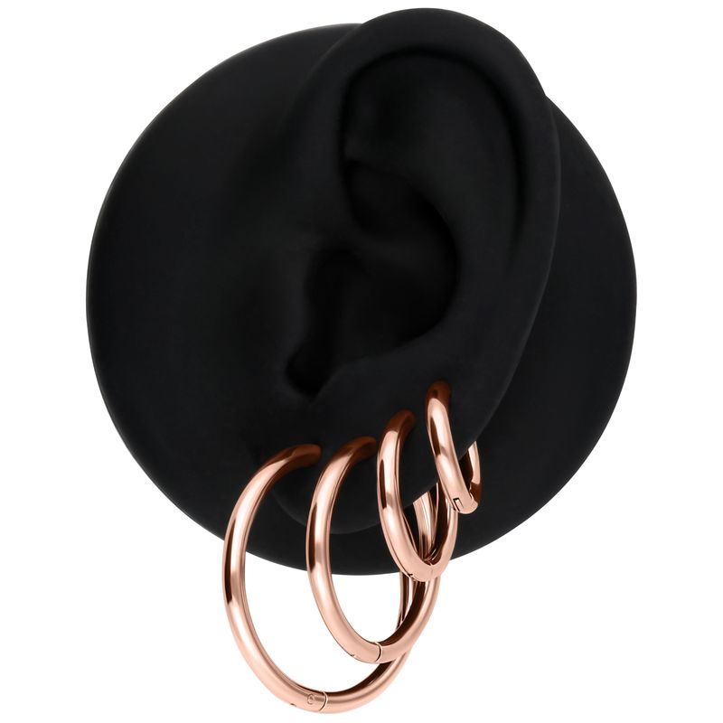 Hoops - Rosegold Simple Hoop Hoops - Rosegold Simple Hoop