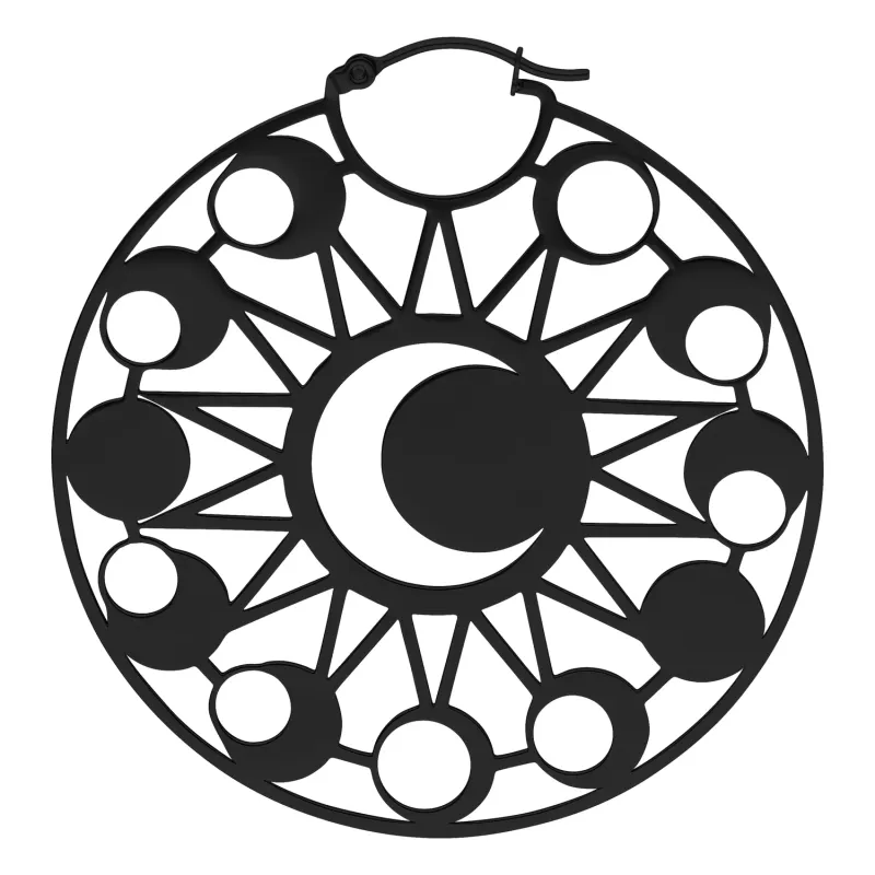 Hoops - Black Moon Eclips
