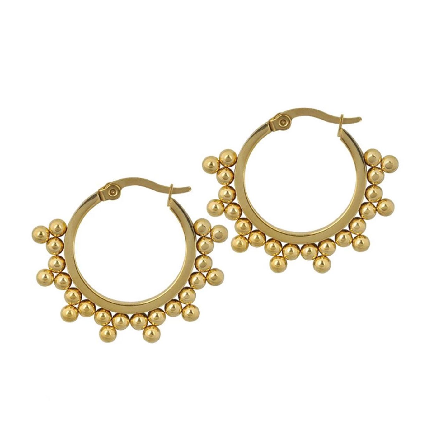 Hoops - Gold Afghan